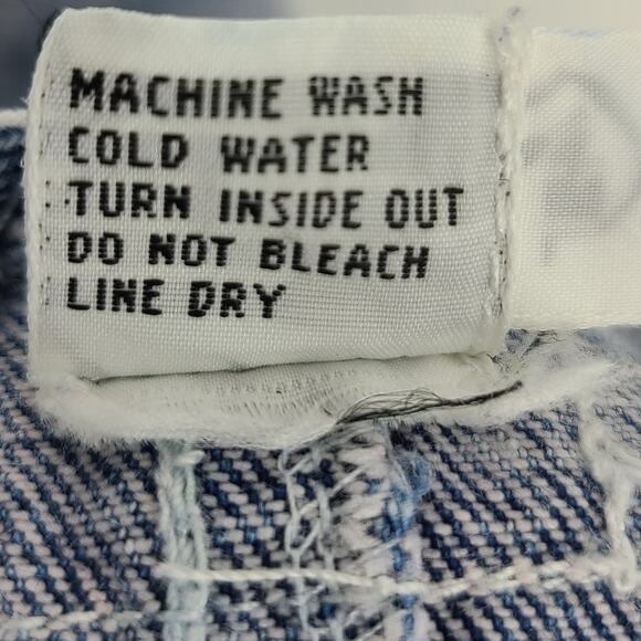 Vintage 80s NEIMAN MARCUS Girl's Acid Wash Lace Denim Jean Overalls 4T RARE 2929 - Picture 5 of 14